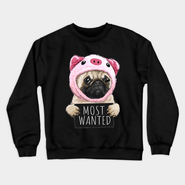 Most Wanted Crewneck Sweatshirt by Mako Design 